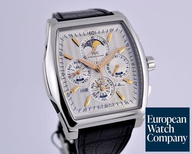 Image of IWC Da Vinci Kurt Klaus Perpetual Calendar Chronograph SS 