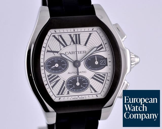Image of Cartier Roadster Chronograph XL ADLC SS / Rubber 
