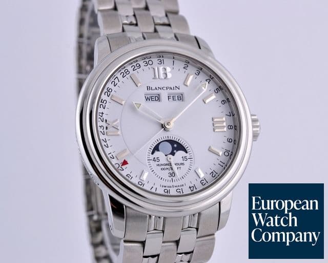 Image of Blancpain Complete Calendar White Dial SS / SS 