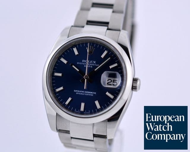 Image of Rolex Oyster Perpetual Date Blue Dial SS