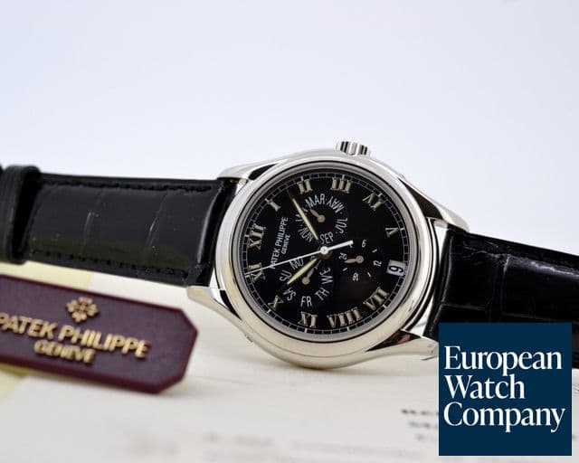 Image of Patek Philippe Annual Calendar Black Dial Platinum 