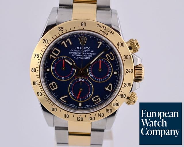 Image of Rolex Daytona Blue Dial 18K / SS 