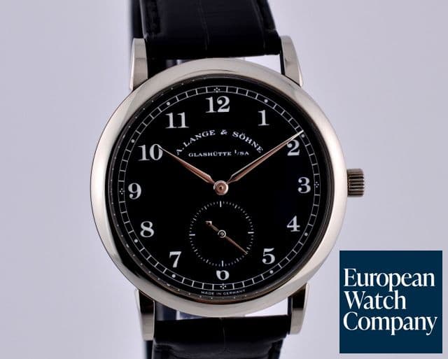 Image of A. Lange and Sohne 1815 Black Dial 18K White Gold 