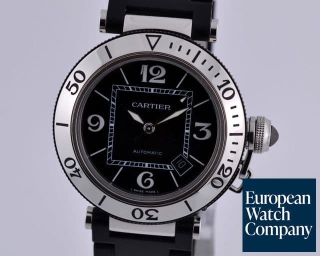Image of Cartier Pasha Seatimer Rubber / SS 