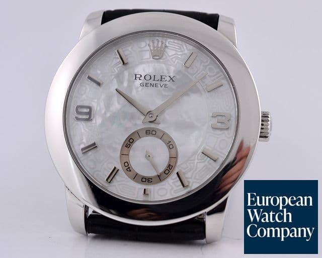 Image of Rolex Cellinium Platinum MOP 