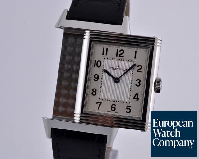 Image of Jaeger LeCoultre Grande Reverso Ultra Thin Silver Dial SS 
