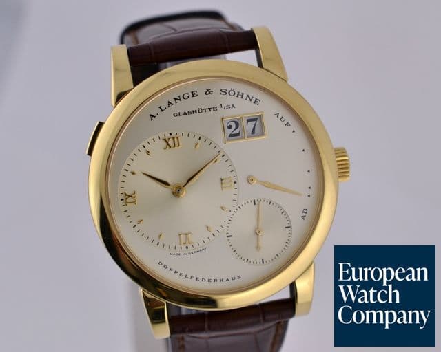 Image of A. Lange and Sohne Lange 1 18K YG
Champagne Dial 