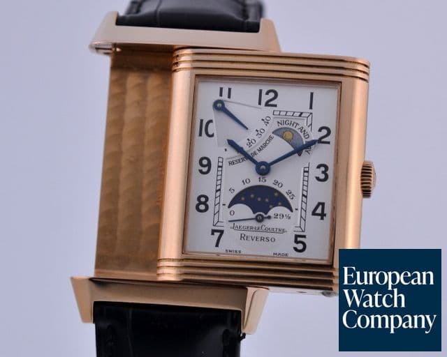 Image of Jaeger LeCoultre Reverso Sun Moon Power Reserve 18K RG