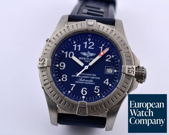 Image of Breitling Avenger Seawolf Titanium Blue Dial