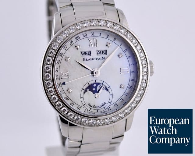 Image of Blancpain Leman Complete Calendar
Ladies SS / SS MOP Dial