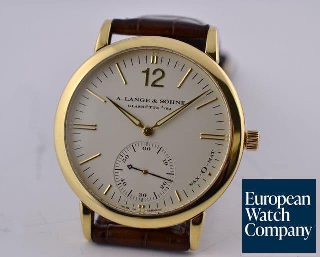 Image of A. Lange and Sohne Langematik SAX-O-MAT 18K YG Automatic 37MM