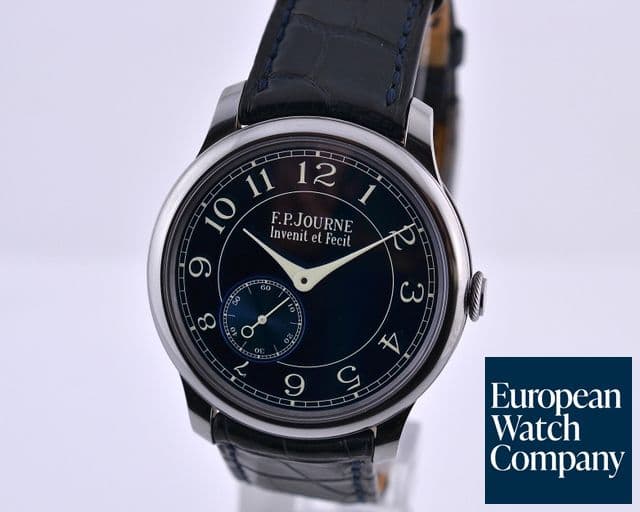 Image of F. P. Journe Chronometre Bleu Tantalum Blue Dial 