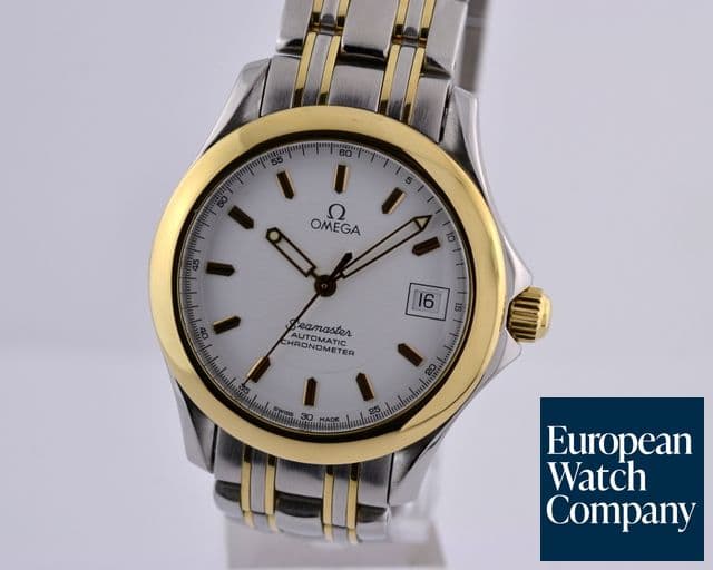 Image of Omega Seamaster 120M SS / 18K White Dial 