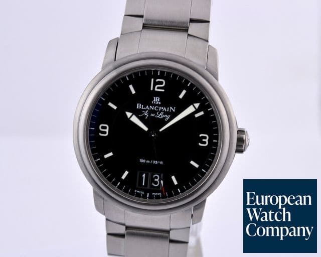 Image of Blancpain Aqualung Big Date Black Dial Limited SS / SS

