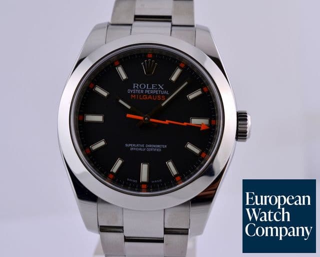 Image of Rolex Milgauss SS Black Dial
