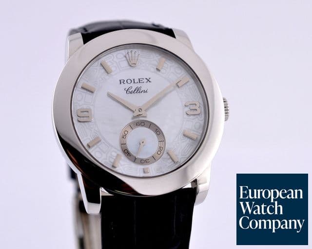 Image of Rolex Cellinium Platinum MOP 