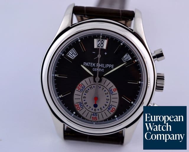 Image of Patek Philippe Platinum Chronograph
Annual Calendar Grey Dial 40.5MM

