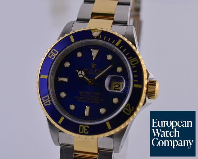 Image of Rolex Submariner 18K / SS Blue Dial 