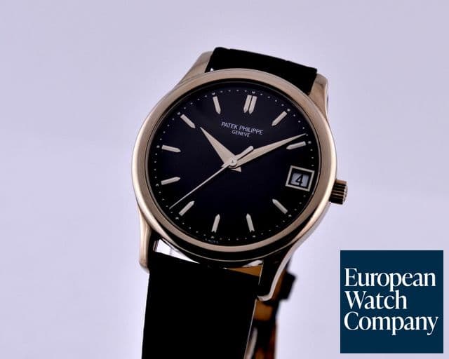 Image of Patek Philippe Calatrava Automatic 18K WG Black Dial