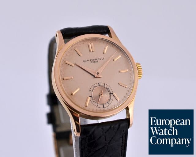 Image of Patek Philippe Calatrava 18K RG Rose Dial