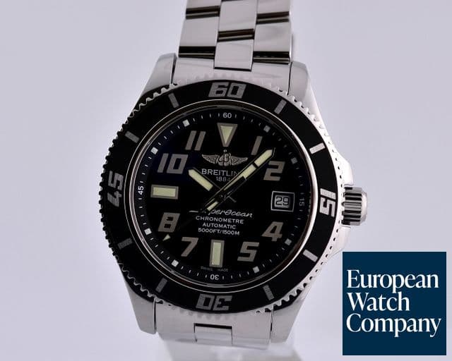 Image of Breitling Super Ocean Aeromarine New Wave Black Dial SS / SS