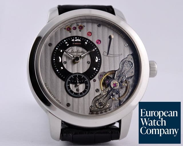Image of Glashutte Original PanoInverse XL SS Grey Dial 
