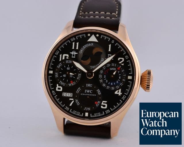Image of IWC Big Pilot Perpetual Calendar Antoine De Saint Exupery 18K RG
