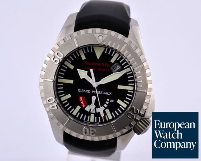 Image of Girard Perregaux Sea Hawk II Pro Titanium / Rubber