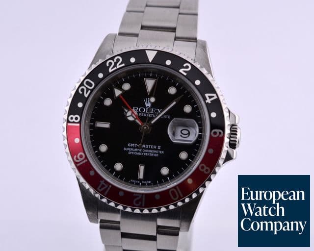Image of Rolex GMT Master II SS Red / Black Coke Bezel
