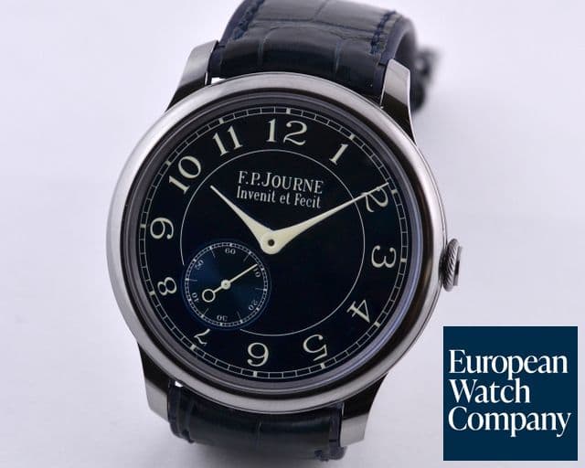 Image of F. P. Journe Chronometre Bleu Tantalum Blue Dial 