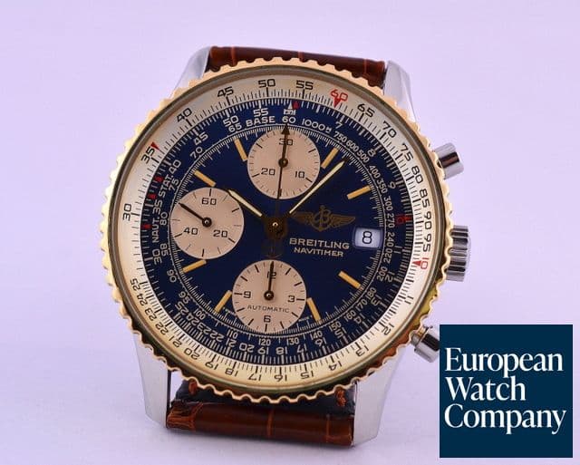Image of Breitling Navitimer II SS / 18K Blue Dial 