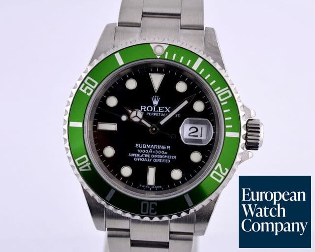 Image of Rolex Submariner 50th Anniversary SS Green Bezel