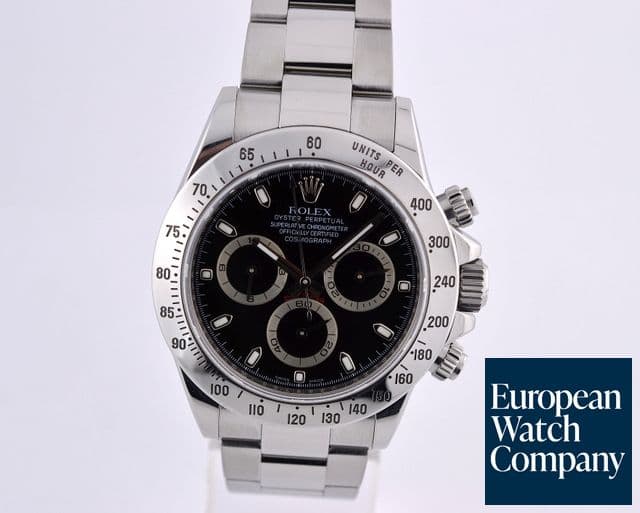 Image of Rolex Daytona SS Black Dial

