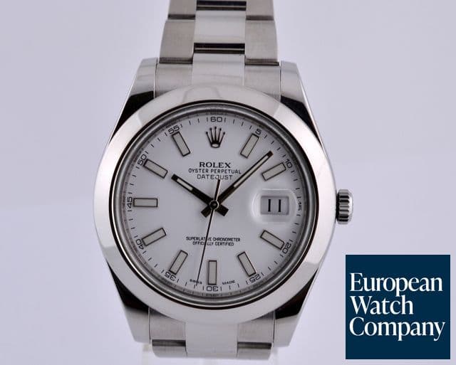 Image of Rolex Datejust II SS White Dial 