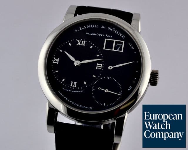 Image of A. Lange and Sohne Lange 1 Platinum Black Dial "DARTH"