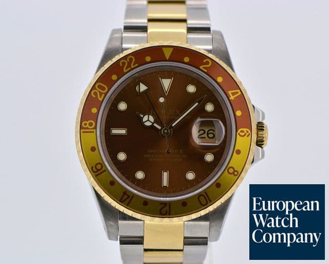 Image of Rolex GMT Master II Root Beer Dial 18K / SS 