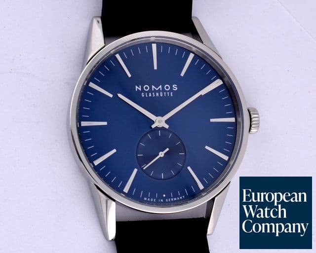 Image of Nomos Zurich "Blaugold" SS Blue Dial 