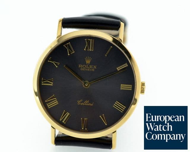 Image of Rolex Cellini 18K YG Slate Dial 