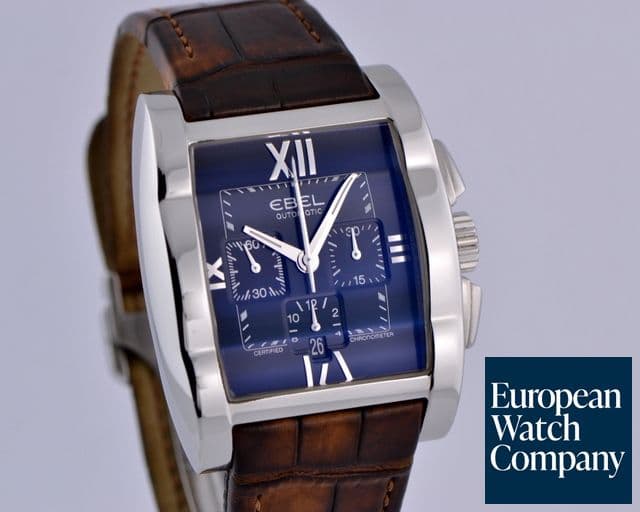 Image of Ebel Tarawa Automatic Blue Dial SS Chronograph