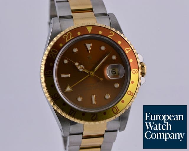 Image of Rolex GMT Master II Root Beer Dial 18K / SS 