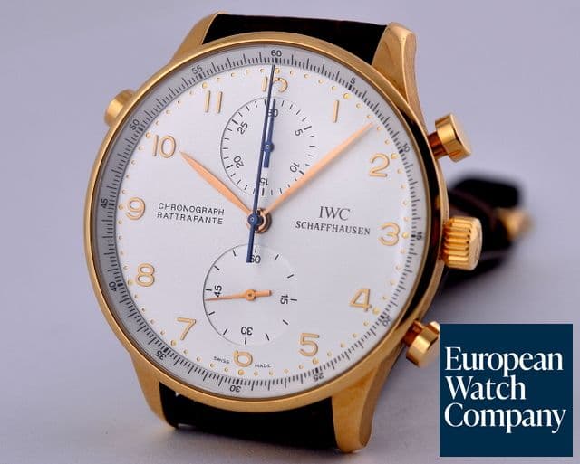 Image of IWC Portuguese Chronograph Rattapante 18K RG