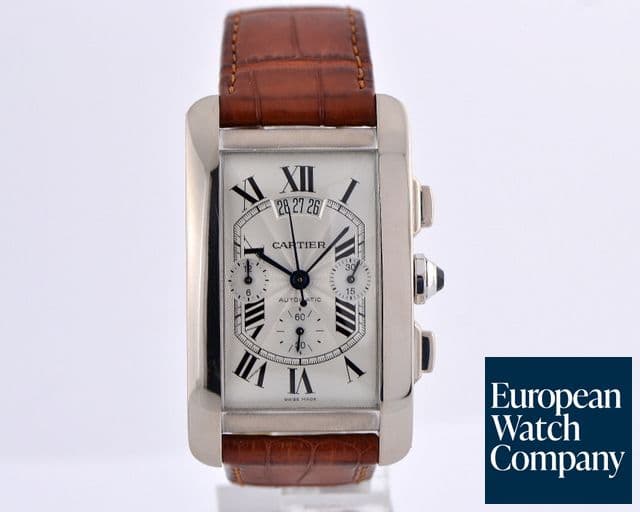 Image of Cartier Cartier Tank Americaine XL Chronograph 18K WG
