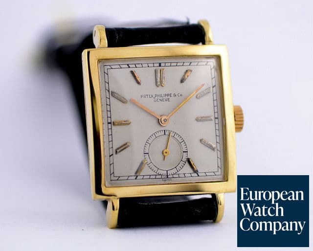 Image of Patek Philippe Vintage Square 18K Yellow Gold Circa 1945