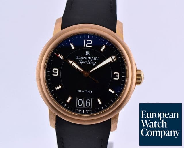 Image of Blancpain Aqualung Big Date 18K RG / Rubber
