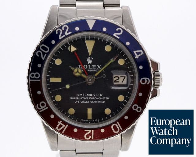 Image of Rolex GMT Master Blue / Red "Pepsi Bezel" Circa 1969
