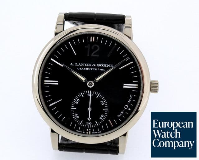 Image of A. Lange and Sohne Langematik 18K WG Black Dial
