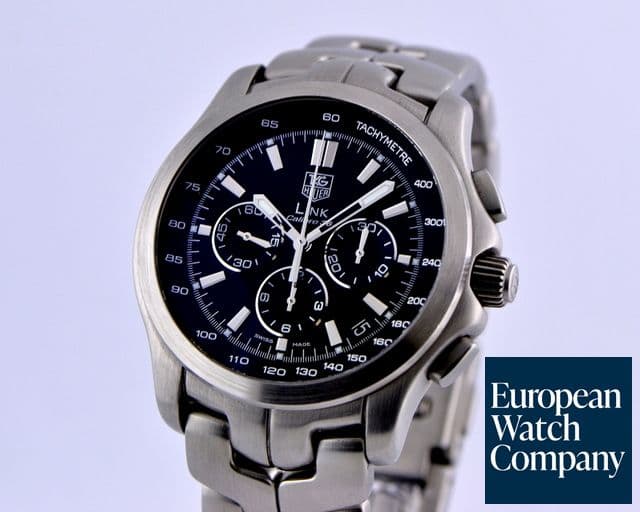 Image of TAG Heuer Link Caliber 36 Automatic Chronograph Black Dial