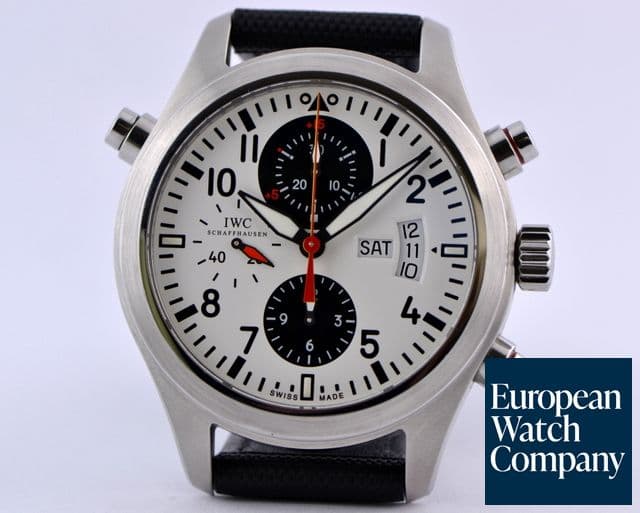 Image of IWC Pilot Spitfire Double Chronograph SS 
Limited 
