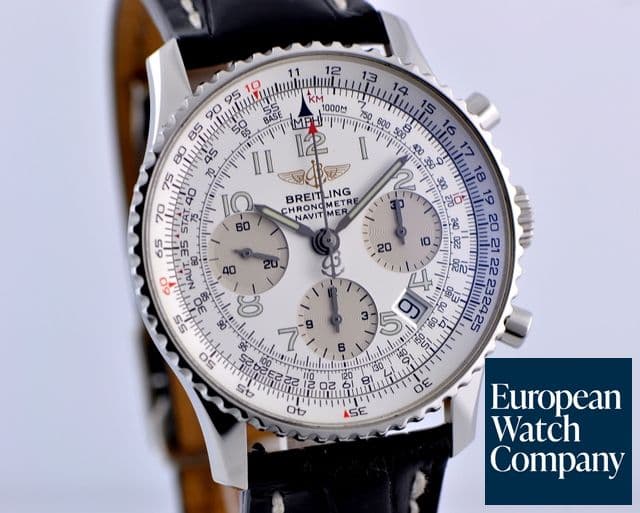 Image of Breitling Navitimer Chronograph SS Silver Dial 