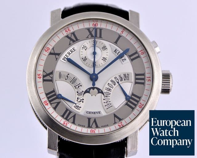 Image of Pierre Kunz Spirit Of Challenge Retrograde Date Platinum 